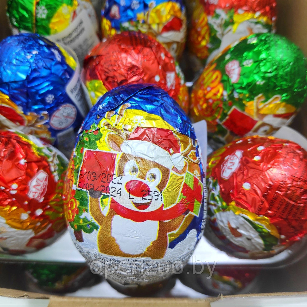 Шоколадное яйцо с игрушкой - сюрпризом Happy New Year, 25 гр. (Турция) - фото 10 - id-p193705619