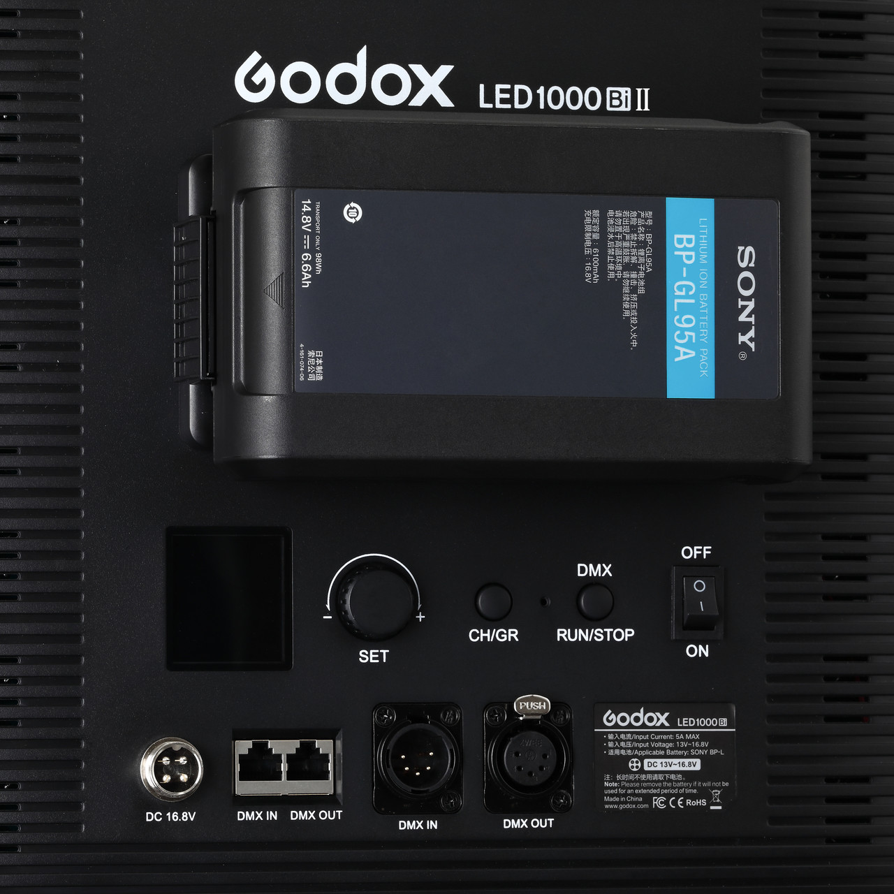 Осветитель светодиодный Godox LED1000Bi II студийный (без пульта) - фото 9 - id-p193705913