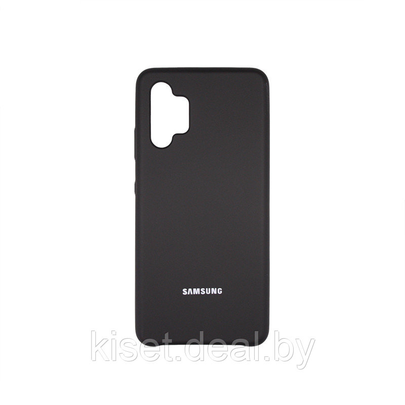 Soft-touch бампер KST Silicone Cover для Samsung Galaxy A32 4G черный - фото 1 - id-p193689497