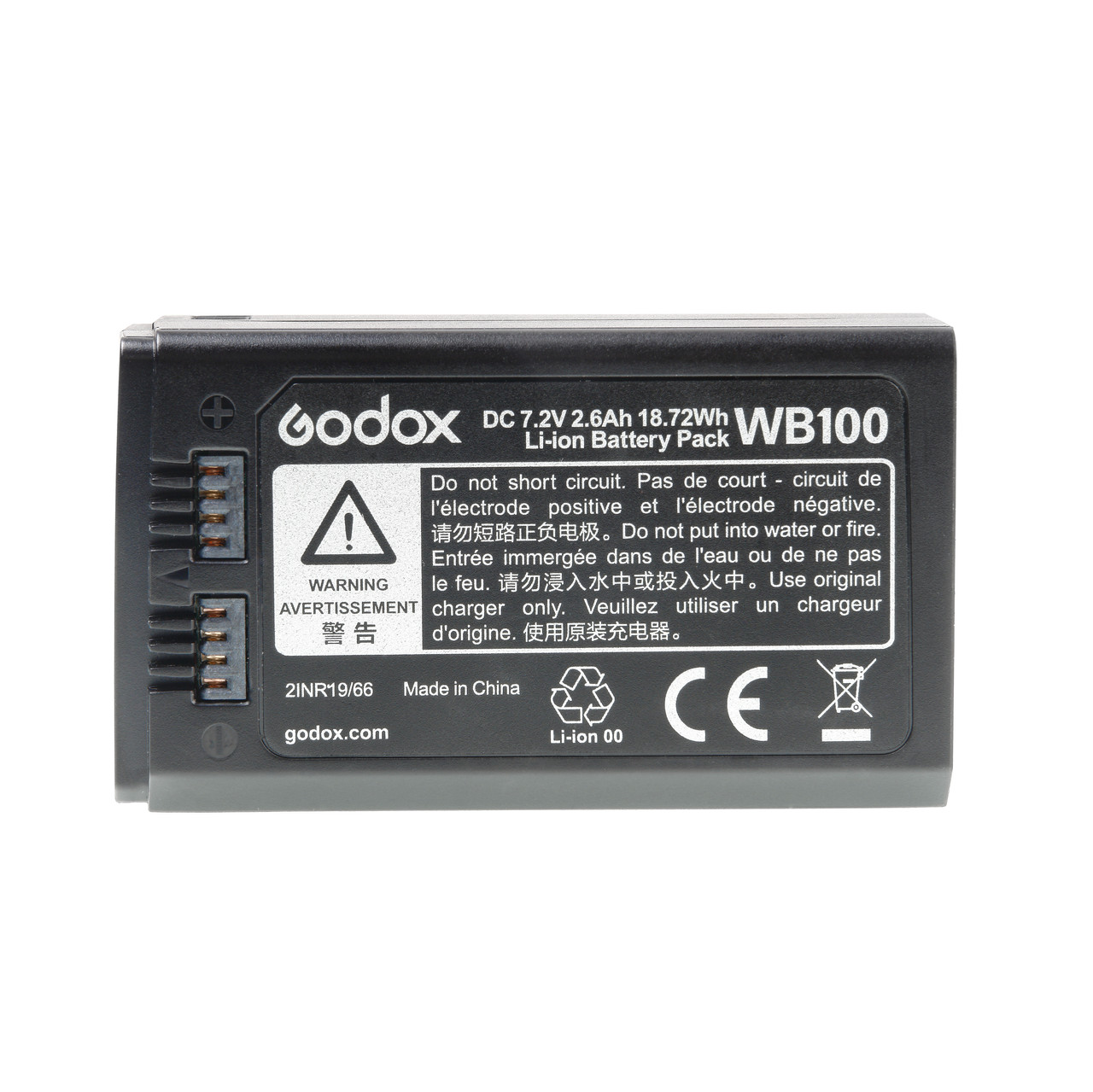Аккумулятор Godox WB100 для AD100Pro - фото 2 - id-p193706004