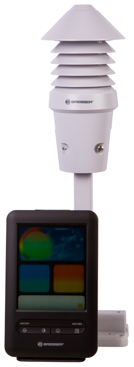 Метеостанция Bresser «4 в 1» Wi-Fi с UV-датчиком и цветным дисплеем - фото 3 - id-p148584791