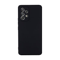 Soft-touch бампер KST Silicone Cover для Samsung Galaxy A33 черный с закрытым низом и камерой
