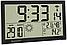 Метеостанция (настенные часы) Bresser MyTime Jumbo LCD, белая, фото 5