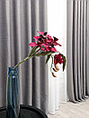 Шторы блэкаут рогожка Модный текстиль на люверсах, 260х360 см, на 6 складок. Люверс - хром блеск., фото 3