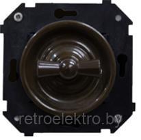 Выключатель 1-кл. для вн. монтажа Bironi, КОРИЧНЕВЫЙ