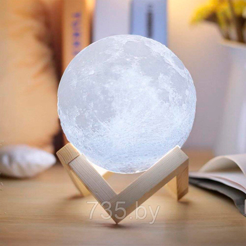 Ночник-светильник Луна (диаметр 15 см) без пульта - фото 3 - id-p193722815