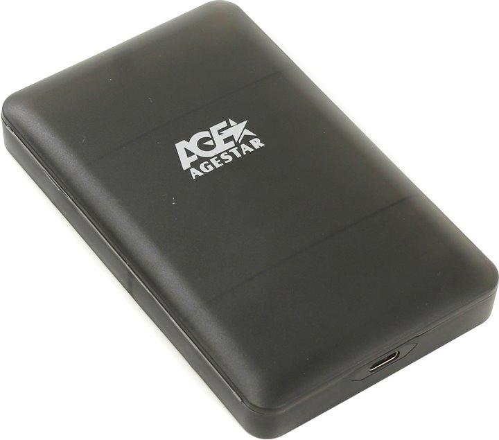 AgeStar 31UBCP3C-Black(Внешний бокс для 2.5" SATA HDD, USB3.1)