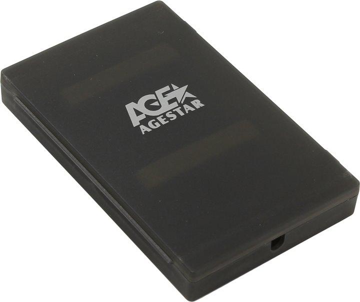 AgeStar SUBCP1-Black(Внешний бокс для 2.5" SATA HDD, USB2.0)