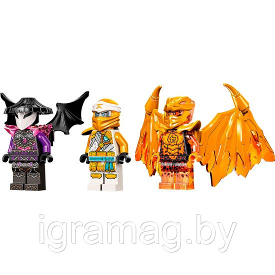 Конструктор LEGO® NINJAGO Реактивный самолёт Зейна "Золотой дракон" - фото 5 - id-p193726023