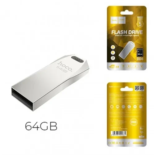 USB Hoco 64GB UD4 Flash Drive - фото 1 - id-p193726216