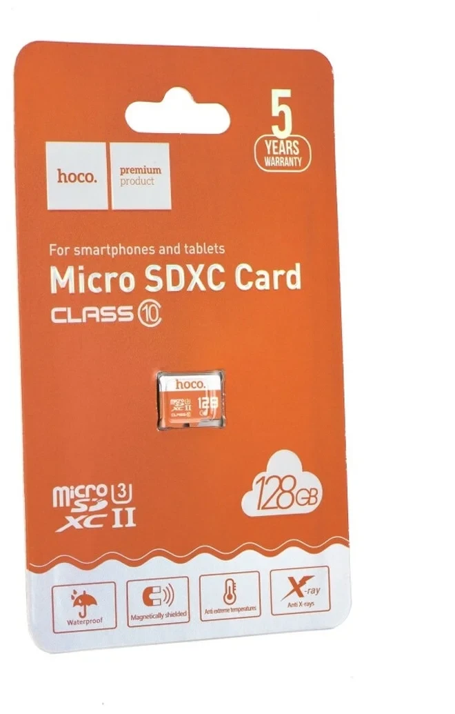 Карта памяти Hoco microSDXC 128GB class 10 XC I - фото 2 - id-p193726226