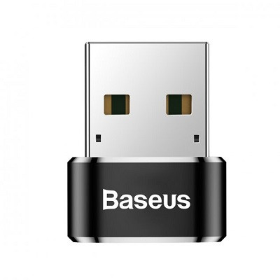 Адаптер Baseus Exquisite USB Male to Type-C Female Adapter Converter (CAAOTG-01) черный - фото 4 - id-p150892890