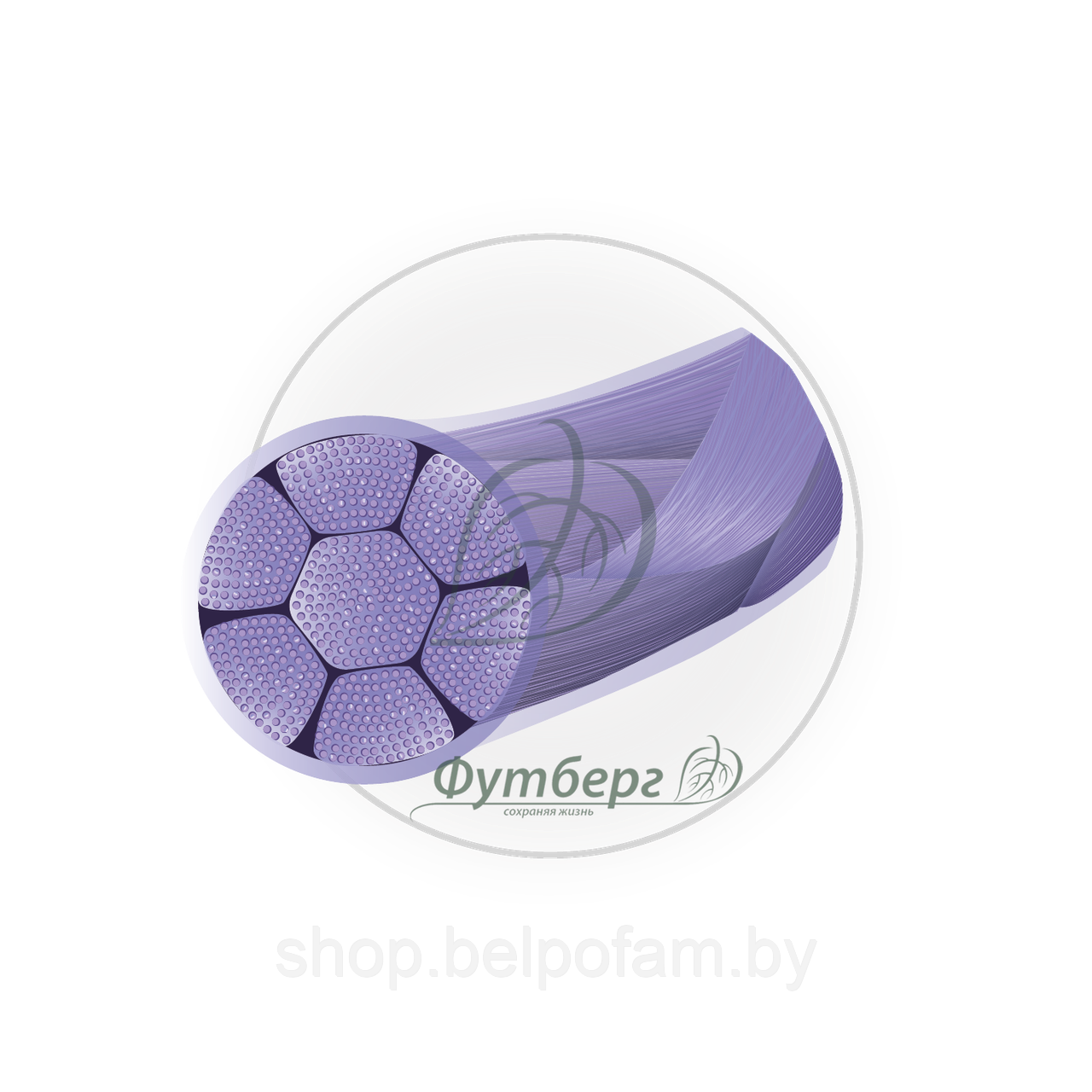 Материал шовный хирургический Полигликолид,фиолет.,Metric 3 USP 2-0, 75 см, 1 игла обратно-реж,26 мм,изгиб 3/8 - фото 1 - id-p193726310