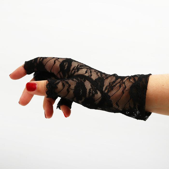 Карнавальные перчатки «Леди» для взрослых - фото 2 - id-p193726342