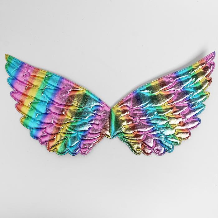 Карнавальные крылья «Ангелочек» для детей разноцветные - фото 1 - id-p193726350