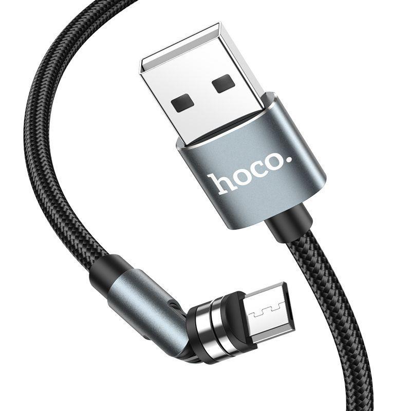 Кабель магнитный USB на Micro USB Hoco U94 1 м Black (для зарядки) - фото 2 - id-p160702869