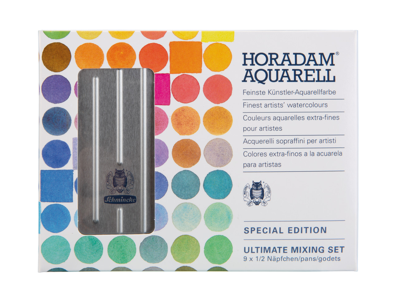 Набор акварельных красок HORADAM Ultimate Mixing Set - 9 полукювет