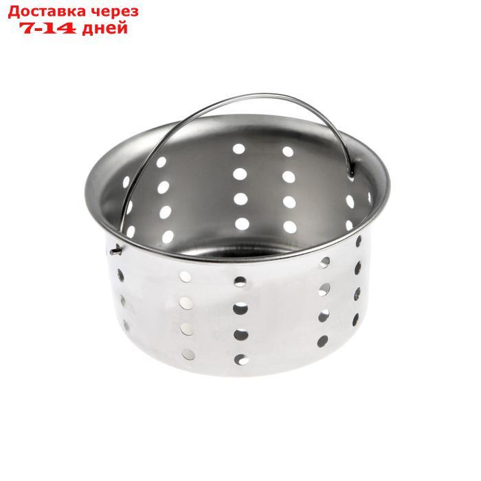 Мойка кухонная AFLORN AF95050F, врезная, S=3,0 и 0,8 мм, 50х50х20 см, сифон, графит - фото 8 - id-p193694387