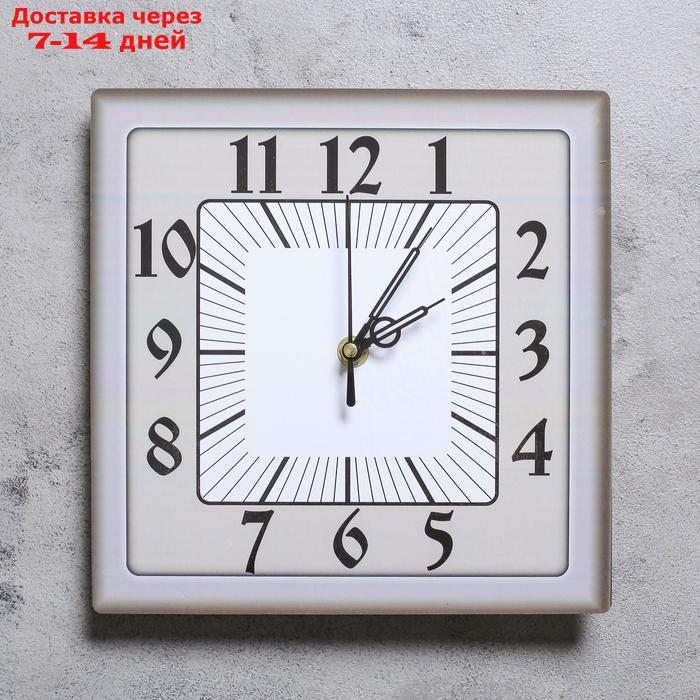 Часы настенные "Классика", квадратные, плавный ход - фото 1 - id-p193690541