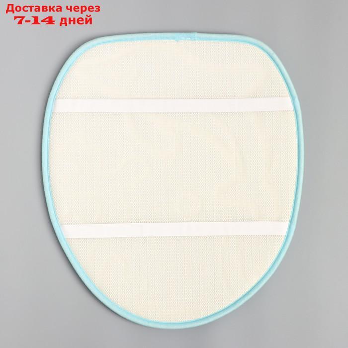 Набор ковриков для ванны и туалета Доляна "Дельфины", 3 шт: 39×43, 40×50, 50×80 см, цвет МИКС - фото 5 - id-p193695481
