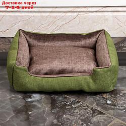 Лежанка-диван с двусторонней подушкой   45 х 35 х 11 см, микс цветов