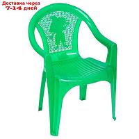 Кресло детское, 380х350х535 мм, цвет зелёный