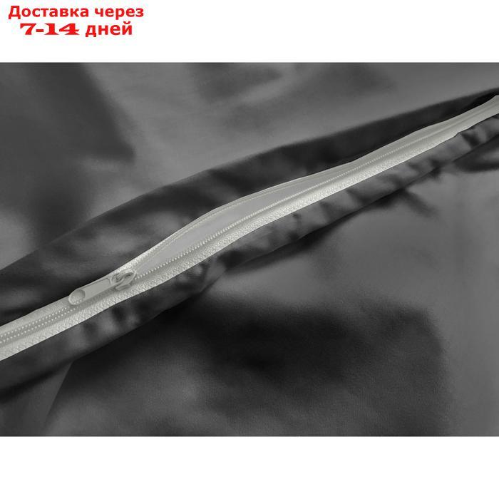 Пододеяльник Satin Luxe, размер 175х210 см, цвет графит - фото 2 - id-p193696643