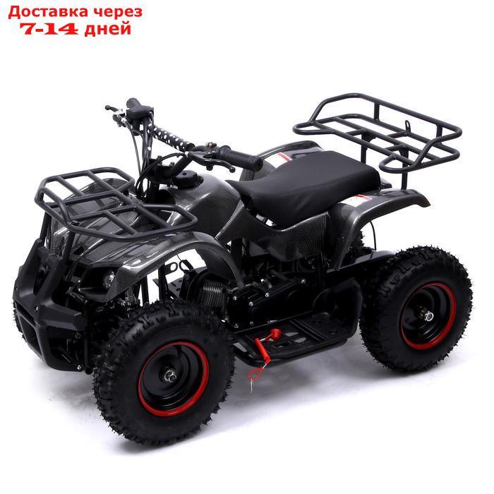 Квадроцикл бензиновый ATV G6.40 - 49cc, цвет чёрный карбон