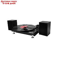 Проигрыватель виниловых дисков RITMIX LP-240, 6 Вт, RCA, Type-B, чёрное дерево