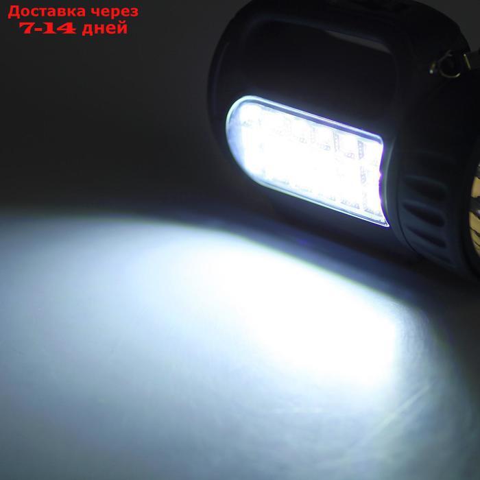 Фонарь переносной аккумуляторный, 19 LED, 2 типа освещения, зарядка от сети, 12х18 см - фото 5 - id-p193702904