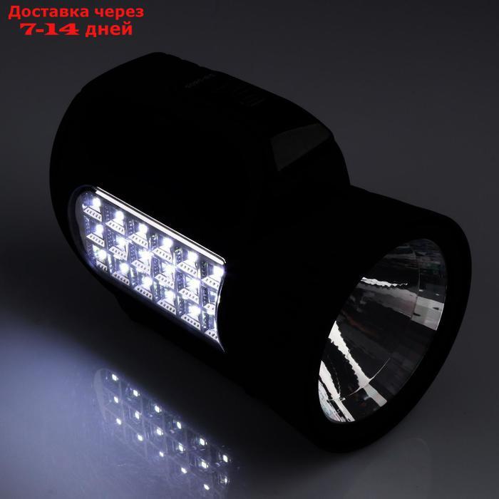 Фонарь переносной аккумуляторный, 19 LED, 2 типа освещения, зарядка от сети, 12х18 см - фото 6 - id-p193702904