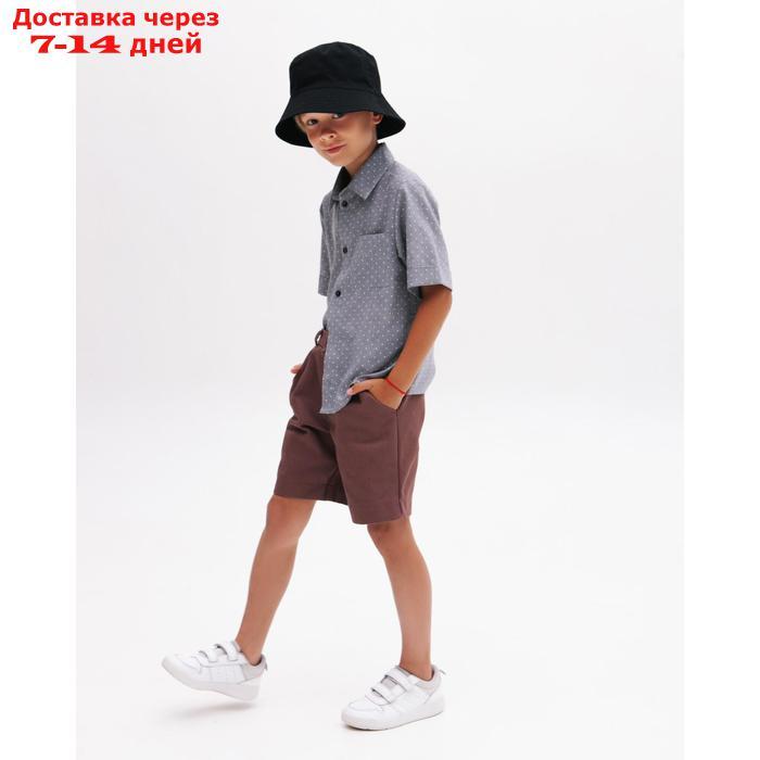 Шорты для мальчика MINAKU: Casual collection KIDS, цвет шоколадный, рост 152 см - фото 2 - id-p193700850