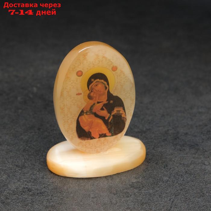 Икона "Владимирская", на подставке, селенит - фото 1 - id-p193694665