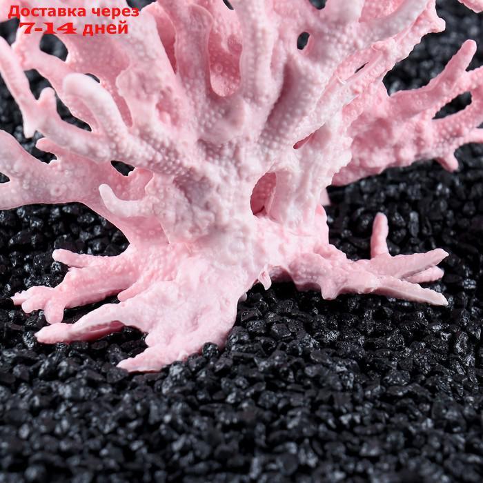 Коралл пластиковый малый 17 х 6 х 13 см, розовый - фото 4 - id-p193697838