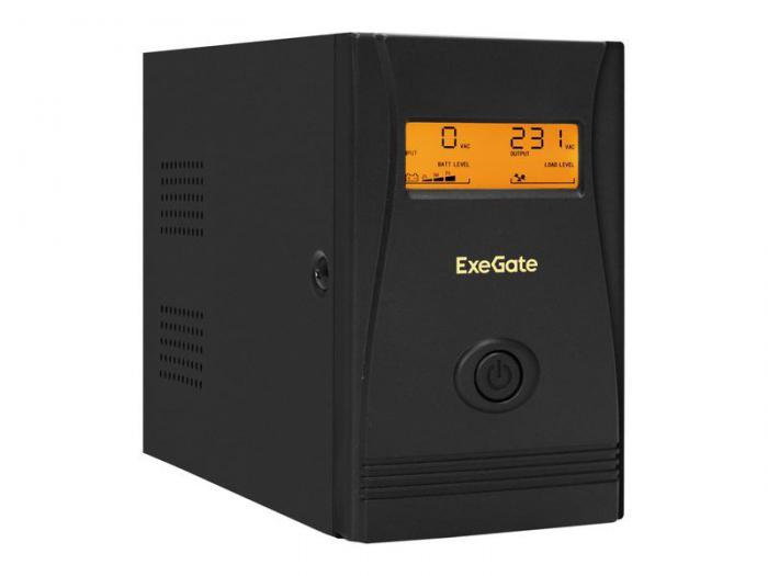 Источник бесперебойного питания ExeGate Power Smart ULB-800.LCD.AVR.2SH / EX292776RUS