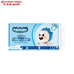 Подгузники Palmbaby L (9-14 кг), по японской технологии, 52 шт