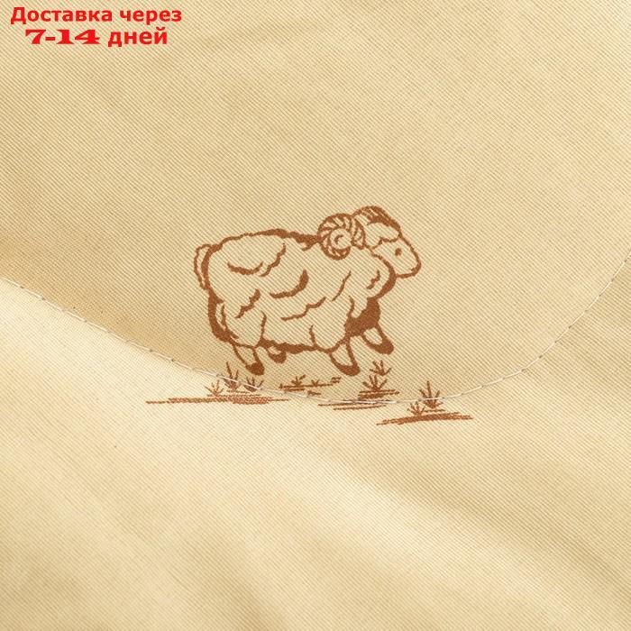 Одеяло Овечья шерсть 220x205 см, полиэфирное волокно 200 гр/м, пэ 100% - фото 2 - id-p193695819