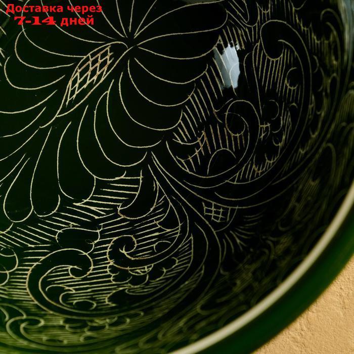 Коса большая Риштанская Керамика, 18см, зелёная - фото 7 - id-p193691973