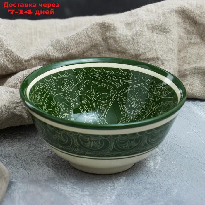 Коса малая Риштанская Керамика 15.5см, зелёная - фото 1 - id-p193691975