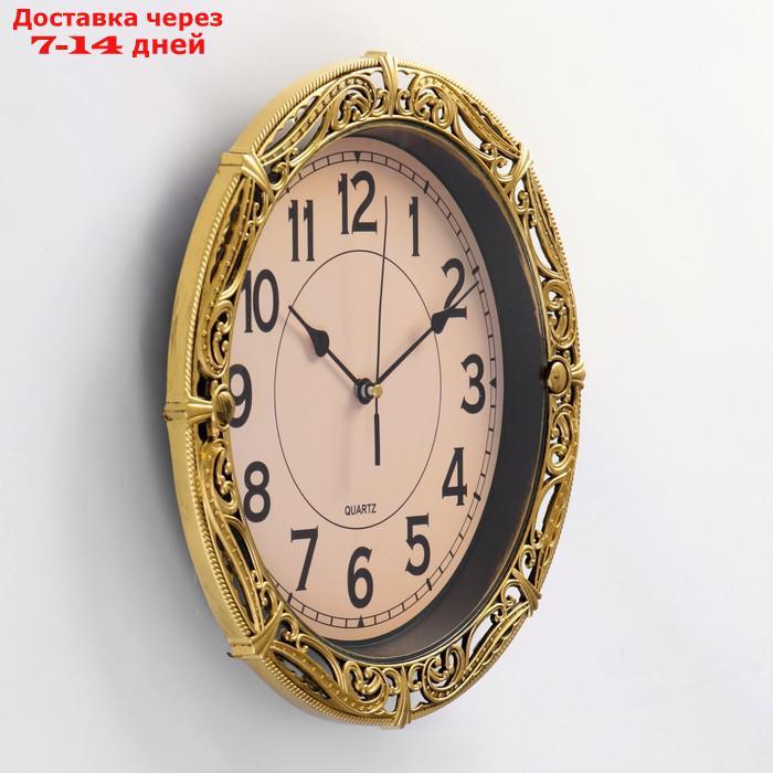 Часы настенные, серия: Классика, "Джина", дискретный ход, 29 х 29 см, d циферблата=22см - фото 2 - id-p193703999