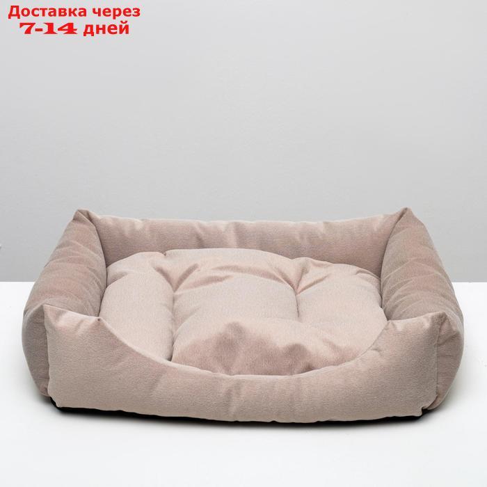 Лежанка-диван с двусторонней подушкой, 65 х 56 х 14 см, микс цветов - фото 2 - id-p193698838