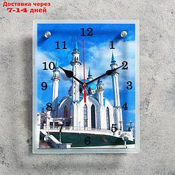 Часы настенные, серия: Город, "Мечеть Кул Шариф", 20х25  см, микс