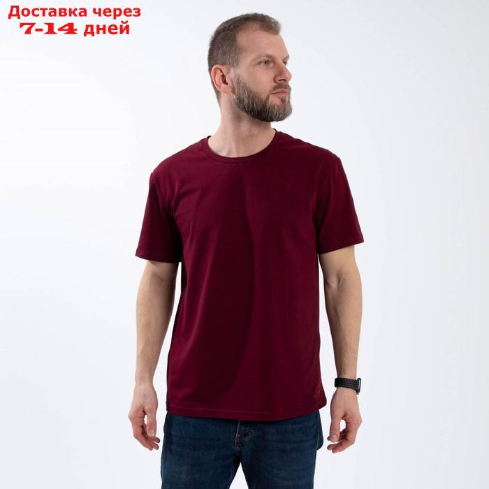 Футболка SL Basic, 50, бордо - фото 1 - id-p193699872