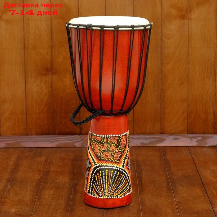 Музыкальный инструмент барабан джембе "Цветной" 50х23х23 см МИКС - фото 5 - id-p193694806
