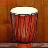 Музыкальный инструмент барабан джембе "Классика" 60х25х25 см, фото 3