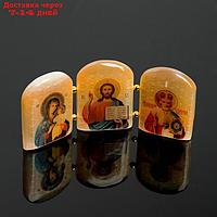 Триптих православный, 12×6,5×1 см, селенит
