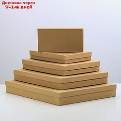 Набор коробок 5в1 "Крафт однотонный", 40 х 30 х 5 - 20 х 10 х 3 см