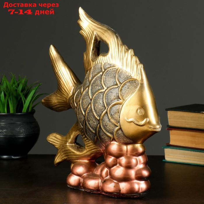 Копилка "Золотая рыбка" большая, 28х8х32см