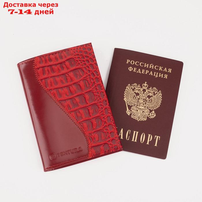 Обложка для паспорта, цвет красный - фото 5 - id-p193703149