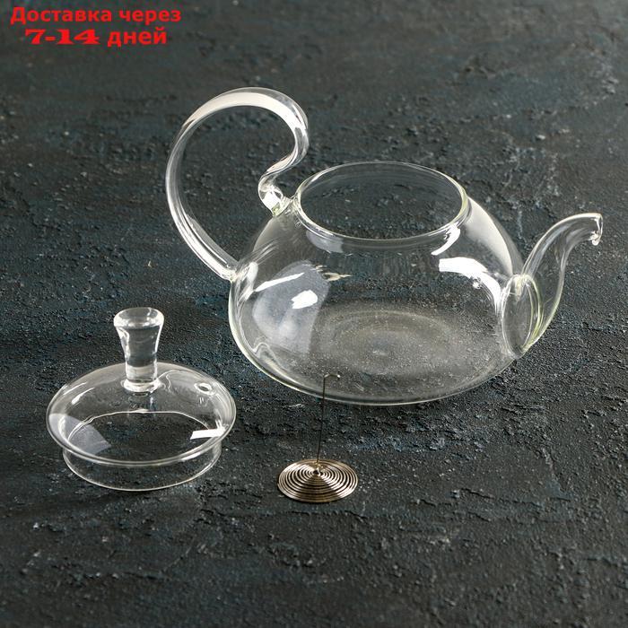 Чайник заварочный "Элегия", 400 мл, металлическое сито - фото 2 - id-p193700016